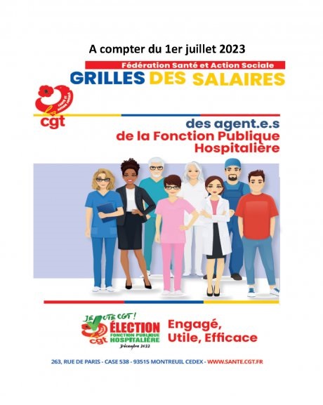 grilles de salaires FPH 2023