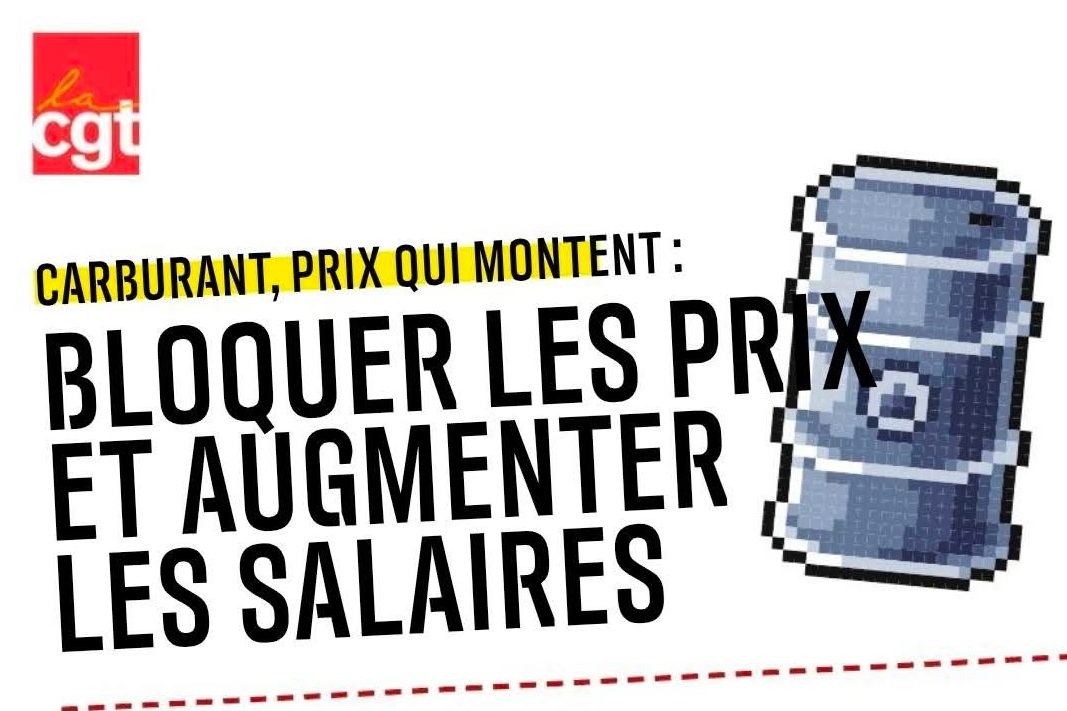 photo pétition CGT carburants